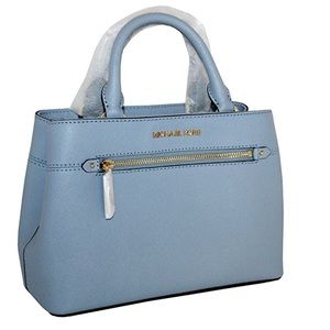 Michael Kors Hailee XS Pale Blue Satchel